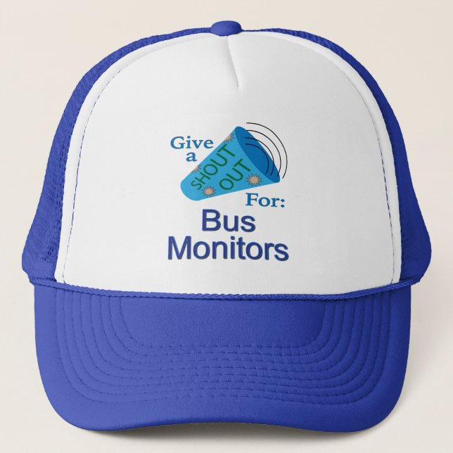 Gorra De Camionero Gritos para los monitores de bus (Anverso)