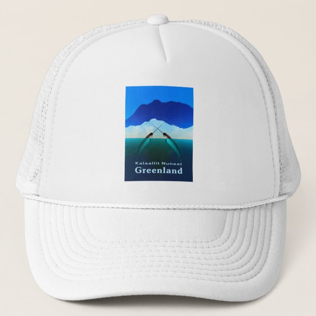 Gorra De Camionero Groenlandia - Narwhal (Anverso)