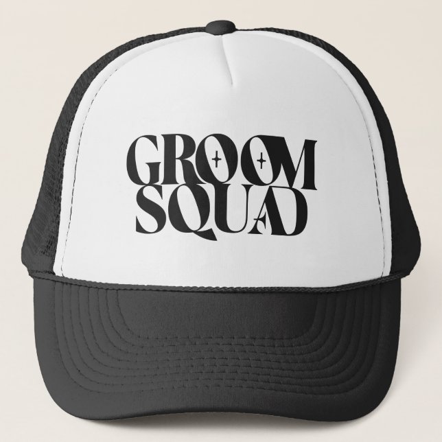 Gorra De Camionero Groom Squad (Anverso)