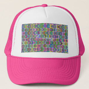 Gorra De Camionero Groovy estilo hippie psicodélico Thunder_Cove