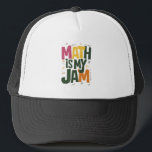 Gorra De Camionero Groovy Math es mi mermelada de vuelta a la escuela<br><div class="desc">Groovy Math es mi mermelada de regreso a la escuela de matemáticas</div>