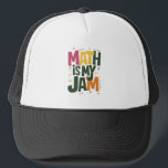 Gorra De Camionero Groovy Math es mi mermelada de vuelta a la escuela<br><div class="desc">Groovy Math es mi mermelada de regreso a la escuela de matemáticas</div>