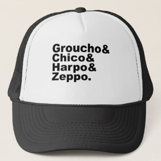 Gorra De Camionero Groucho & Chico & Harpo & Zeppo