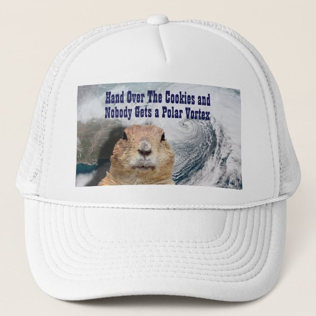 Gorra De Camionero Groundhog Day Polar Vortex (Anverso)