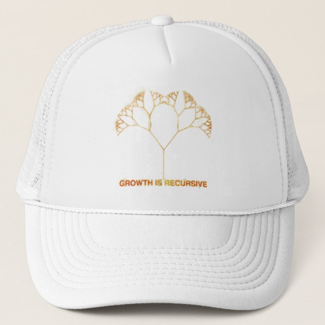 GORRA DE CAMIONERO GROWTH_IS_RECURSIVE (Anverso)