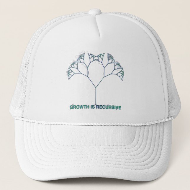 GORRA DE CAMIONERO GROWTH_IS_RECURSIVE (Anverso)