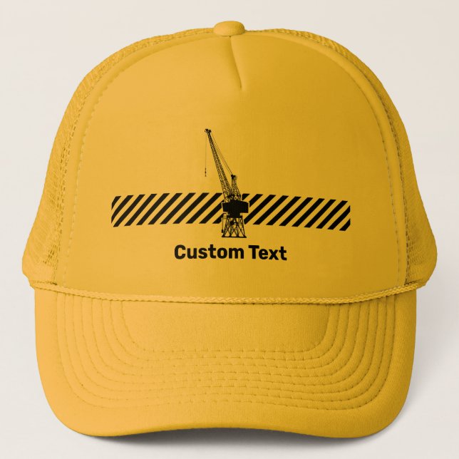 Gorra De Camionero Grúa de Astillero (Anverso)