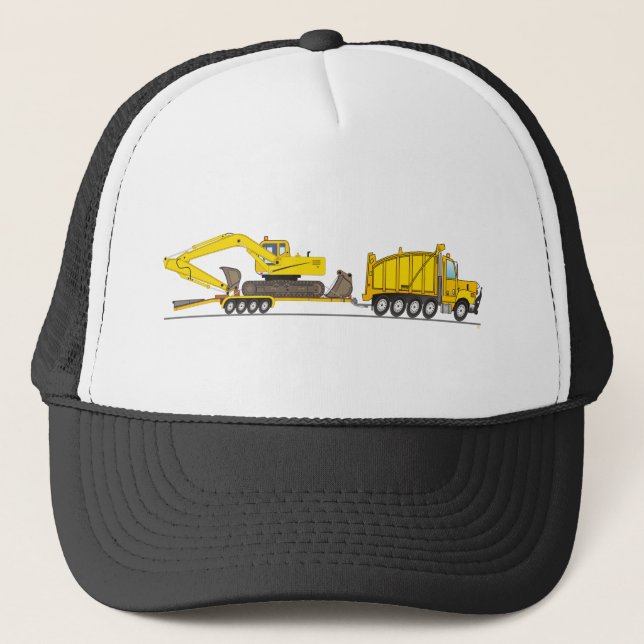 Gorra De Camionero Grúa de camión de volcado pesado (Anverso)