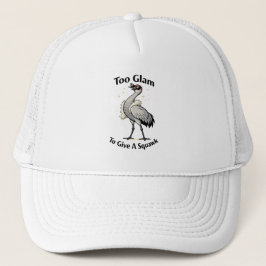 Gorra De Camionero Grulla canadiense divertida demasiado glamorosa