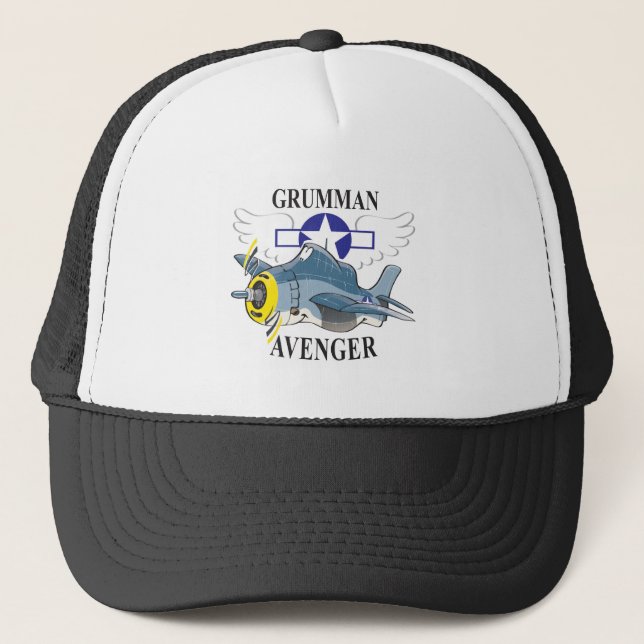 Gorra De Camionero grumman avenger (Anverso)