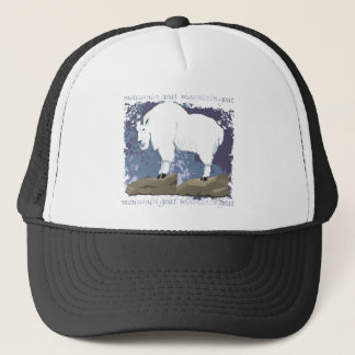 Gorra De Camionero Grunge de la cabra de montaña