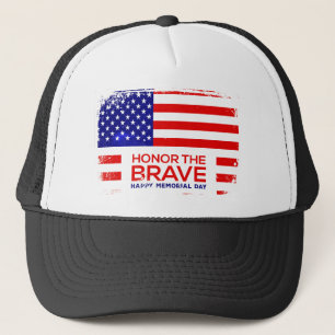 Gorra De Camionero Grunge del Día de la Conmemoración