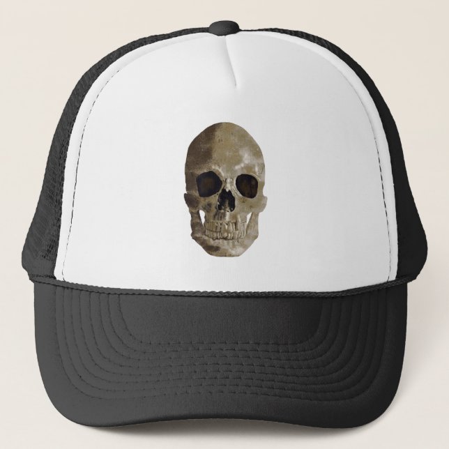 Gorra De Camionero Grungy Skull (Anverso)