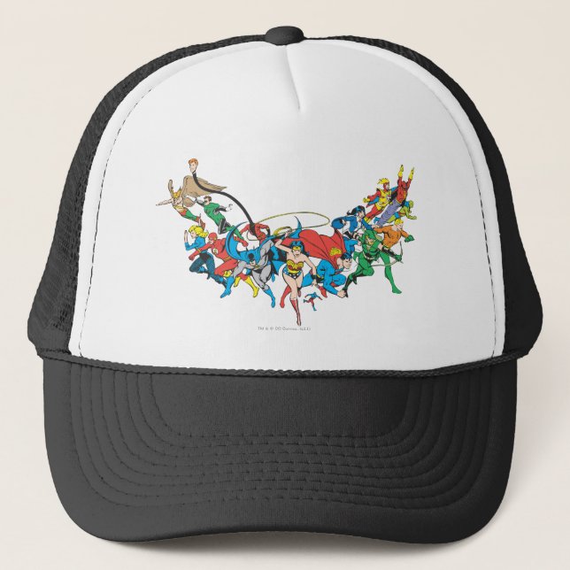 Gorra De Camionero Grupo 2 de la Liga de Justicia (Anverso)