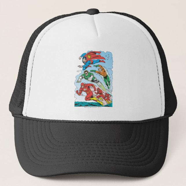 Gorra De Camionero Grupo 3 de la Liga de Justicia (Anverso)