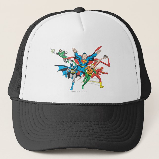 Gorra De Camionero Grupo 4 de la Liga de Justicia (Anverso)