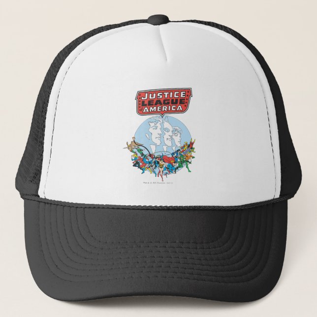 Gorra De Camionero Grupo de la Liga de la Justicia (Anverso)