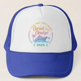 Gorra De Camionero Grupo de vacaciones de crucero de graduación perso