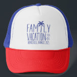 Gorra De Camionero Grupo de vacaciones de la familia personalizado<br><div class="desc">Haga que sus vacaciones familiares en la playa de su personalizado sean inolvidables con esta camiseta del grupo de viajes familiar de este personalizado! Esta camiseta es ideal para escapadas de verano y fotos de grupo.</div>