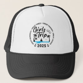 Gorra De Camionero Grupo de Viaje de Chicas personalizados coincidien