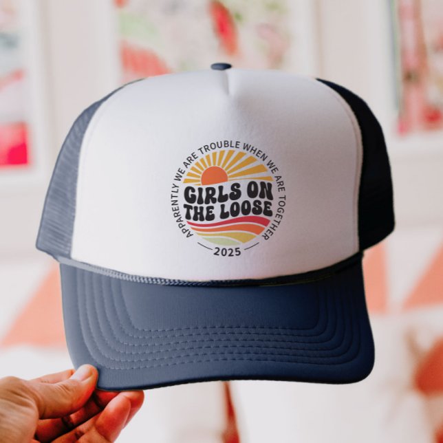 Gorra De Camionero Grupo de Viaje de Chicas personalizados coincidien (Subido por el creador)