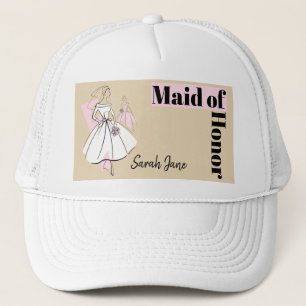 Gorra De Camionero Grupo Neutral de la Novia de Moda, empleada del go