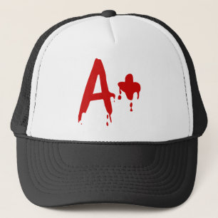 Gorra De Camionero Grupo sanguíneo A+ Hospital positivo del #Horror