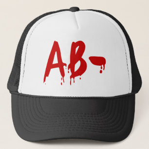 Gorra De Camionero Grupo sanguíneo AB- Hospital negativo de #Horror