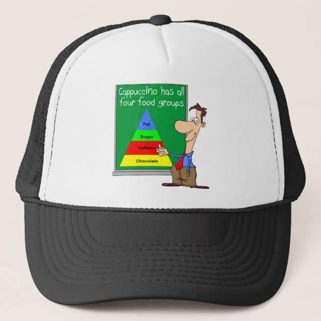 Gorra De Camionero Grupos de alimentos (Anverso)