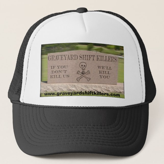 Gorra De Camionero gsktombstone, www.graveyardshiftkillers.com (Anverso)