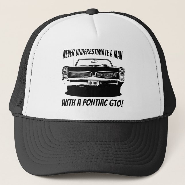 Gorra De Camionero GTO Pontíaco de 1967 (Anverso)