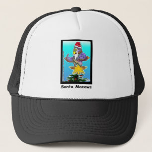 Gorra De Camionero Guacamayos de Santa Regalos y Camisetas Divertidas