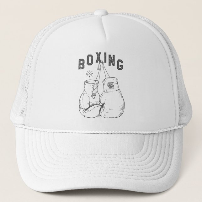Gorra De Camionero Guantes de boxeo (Anverso)