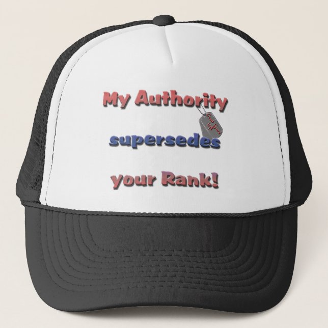 Gorra De Camionero guardacostas de autoritdad (Anverso)