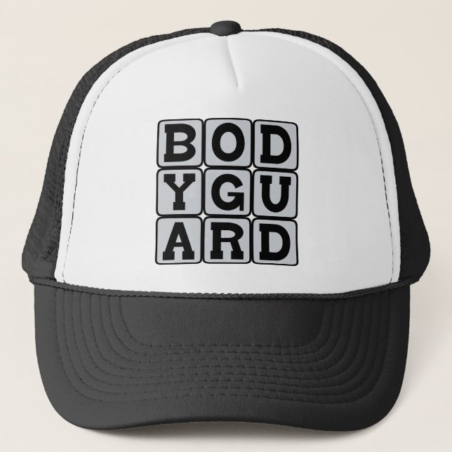 Gorra De Camionero Guardaespaldas, Protector Personal (Anverso)