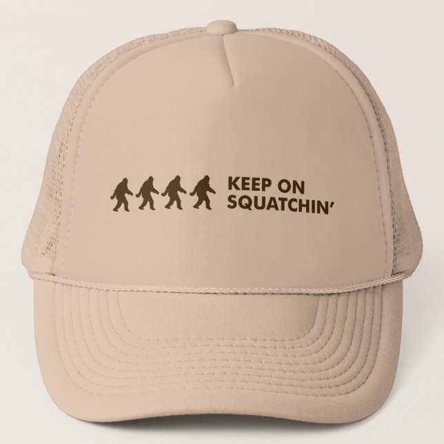 Gorra De Camionero Guarde en Squatchin (Anverso)