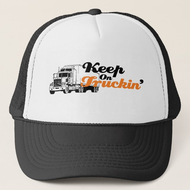 Gorra De Camionero Guarde en Truckin (Anverso)