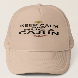 Gorra De Camionero Guarde la calma y abrace un Cajun