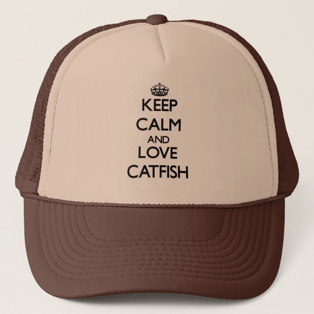 Gorra De Camionero Guarde la calma y ame el siluro (Anverso)