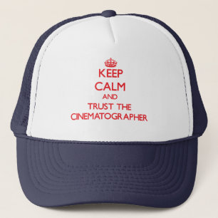 Gorra De Camionero Guarde la calma y confíe en al cinematógrafo