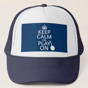 Gorra De Camionero Guarde la calma y el juego en (banjo) (cualquier
