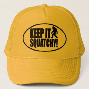 GORRA DE CAMIONERO ¡GUÁRDELO SQUATCHY! ENCONTRANDO BIGFOOT - BOBO
