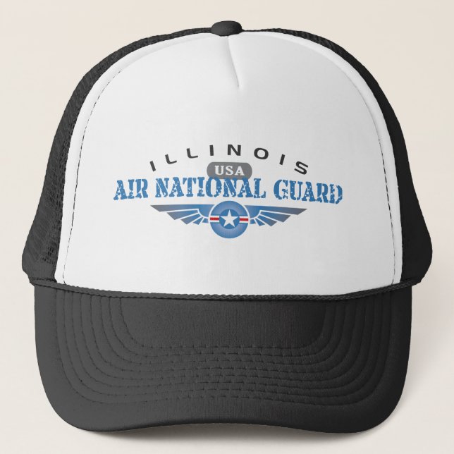 Gorra De Camionero Guardia Nacional Aérea de Illinois - Estados Unido (Anverso)