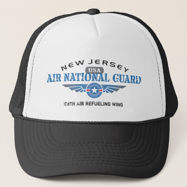 Gorra De Camionero Guardia Nacional del aire de New Jersey (Anverso)