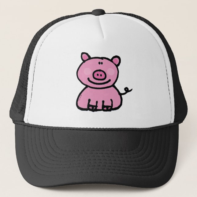 Gorra De Camionero Guarro rosado (Anverso)