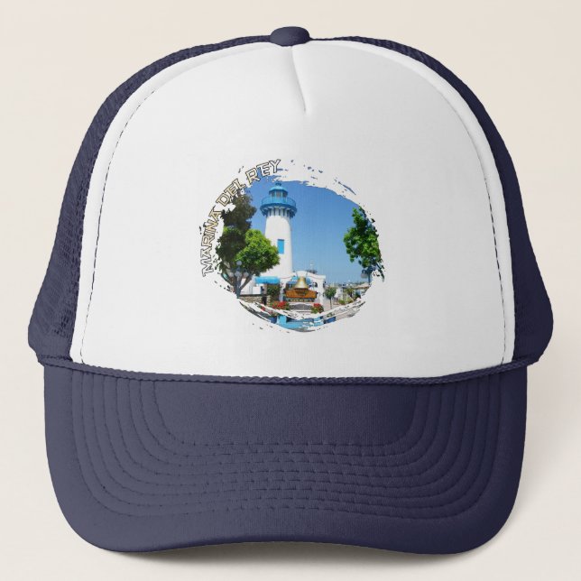 Gorra De Camionero Guay Marina Del Rey Gorra! (Anverso)