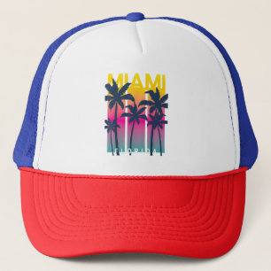 Gorra De Camionero Guay Miami Florida Tees de diseño gráfico, me enca