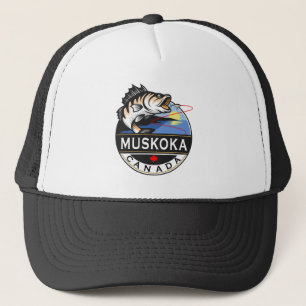 Gorra De Camionero Guay Muskoka Canadá Escudo de pesca al aire libre
