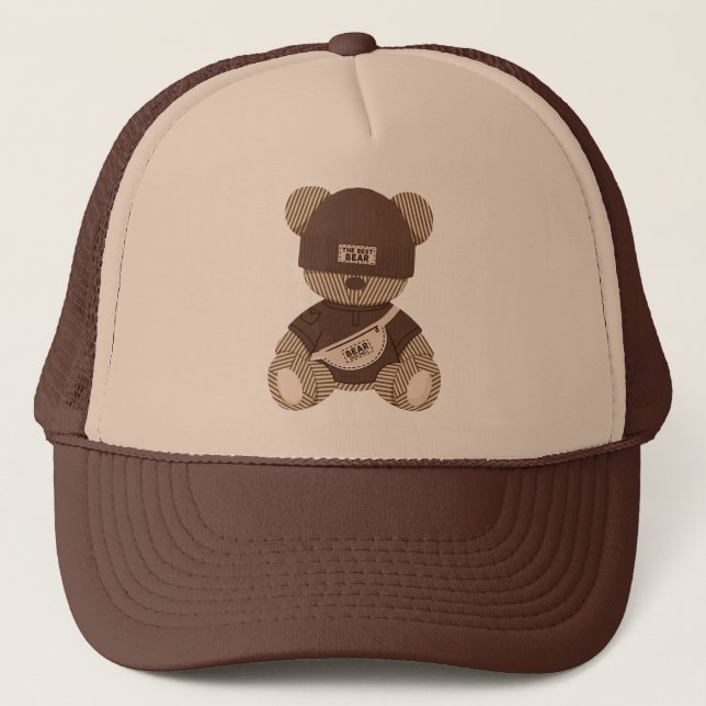 Gorra De Camionero Guay Teddy Bear: Mejor Diseño de Oso (Anverso)