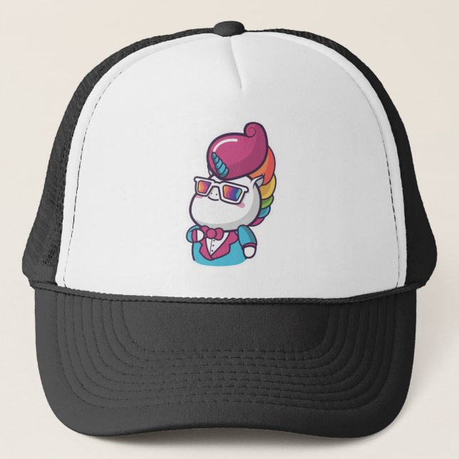 Gorra De Camionero Guay unicorn (Anverso)